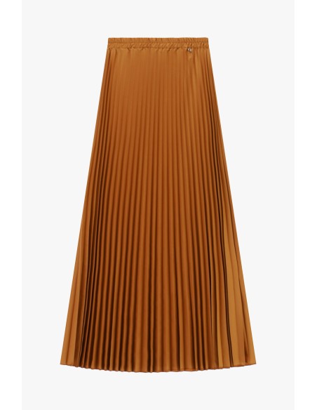 Jupe midi plissée avec ceinture élastique Dixie