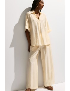 Pantalon large à taille haute Please