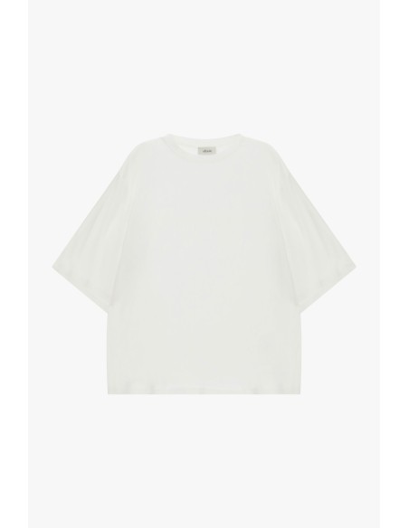Ruim T-shirt met korte mouwen en ronde hals Dixie