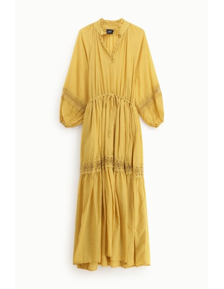 Robe longue avec détails ajourés Dixie