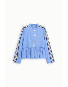 Sweat-shirt sans capuche avec nœud et volant Dixie 2