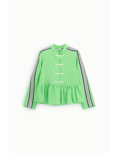 Sweat-shirt sans capuche avec nœud et volant Dixie