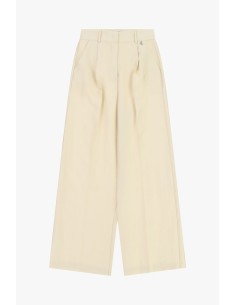 Pantalon palazzo taille haute avec plis sur le devant Dixie 2
