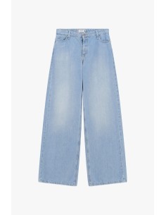 Jean large à taille haute, cinq pochesVeuillez 2