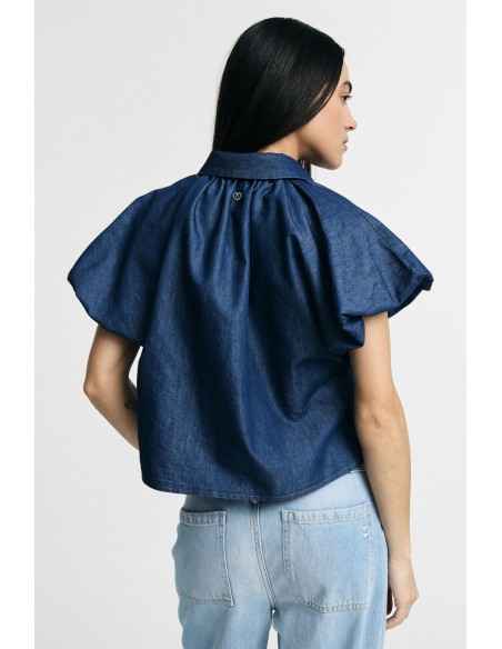 Chemisier oversize à manches courtes amples Please