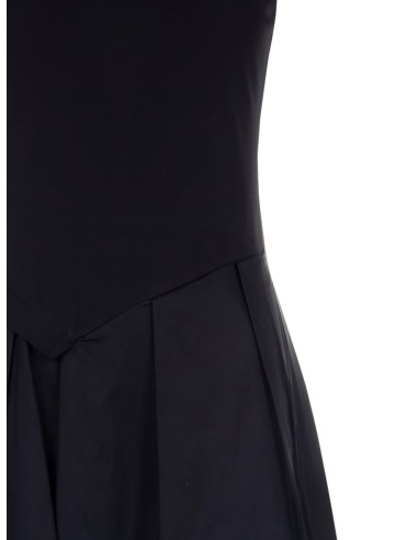 Robe longue effet 2 pièces avec haut en jersey et jupe plissée en coton Rinascimento