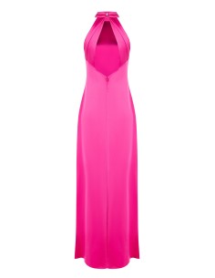 Rinascimento - Robe longue évasée en satin 2
