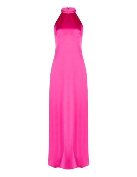 Rinascimento - Robe longue évasée en satin