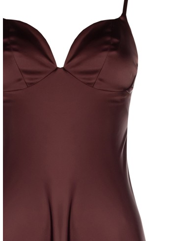 Robe nuisette en satin avec décolleté en cœur Rinascimento