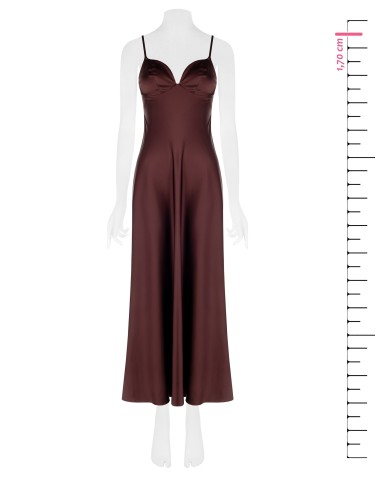 Robe nuisette en satin avec décolleté en cœur Rinascimento
