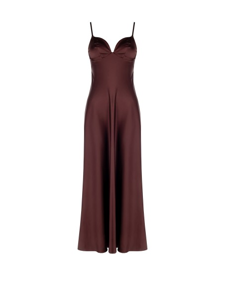 Robe nuisette en satin avec décolleté en cœur Rinascimento