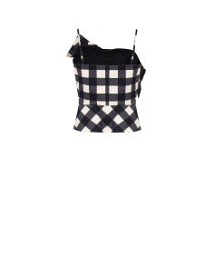 Bustier en mélange de coton avec maxi nœud Rinascimento 2