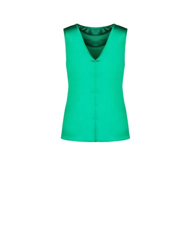 Top en satin avec broche calla Rinascimento