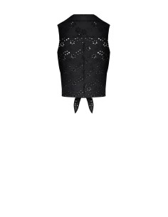 Rinascimento - Chemise courte en coton Sangallo à nœuds 2