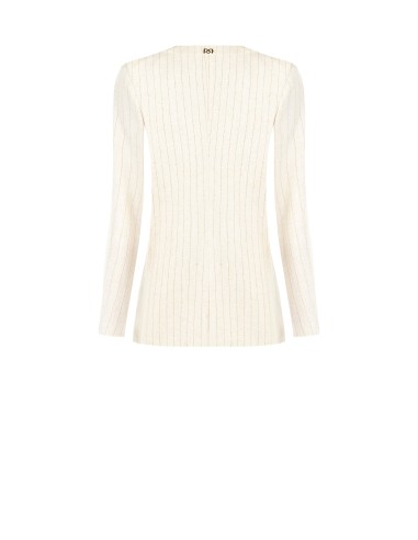 Rinascimento - Veste blazer à rayures sans revers