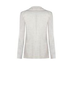 Veste blazer ajustée en mélange de viscose et de lyocell avec boutons triangulaires Rinascimento 2