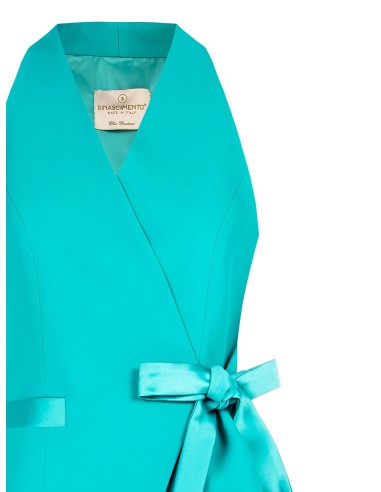 Gilet portefeuille en tissu fluide Rinascimento