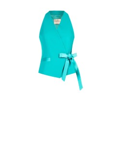 Gilet portefeuille en tissu fluide Rinascimento