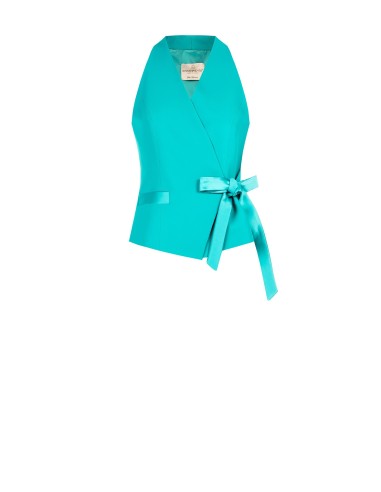 Gilet portefeuille en tissu fluide Rinascimento