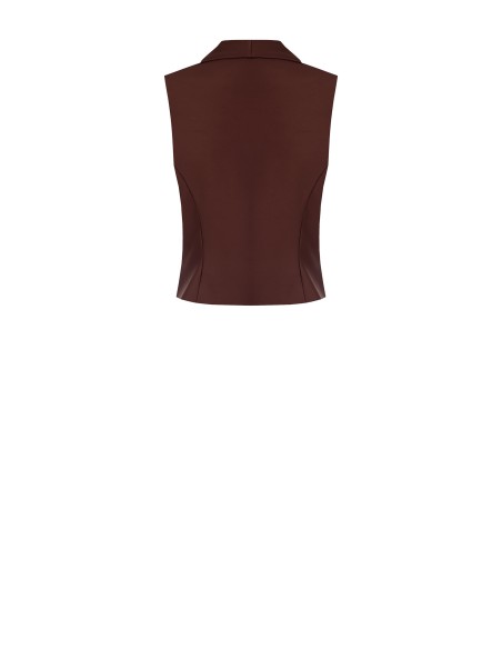 Gilet portefeuille en tissu fluide Rinascimento