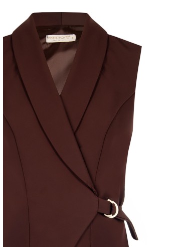 Gilet portefeuille en tissu fluide Rinascimento