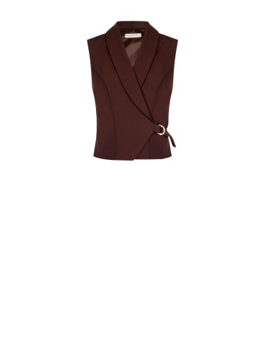 Gilet portefeuille en tissu fluide Rinascimento