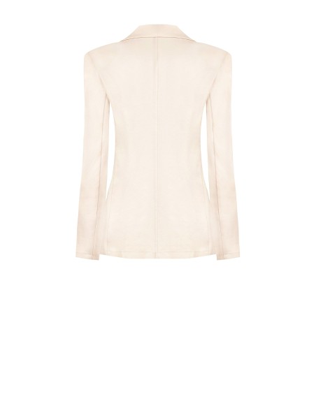 Rinascimento - Veste blazer en viscose à effet perlé