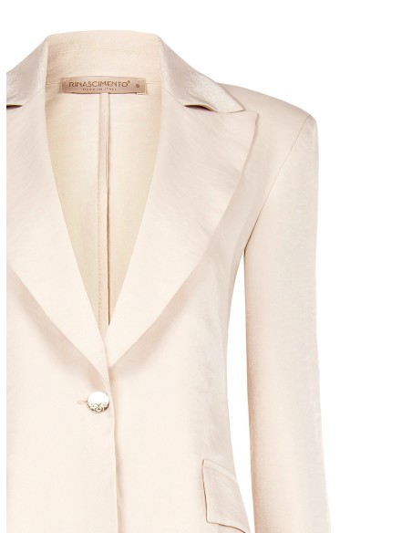 Rinascimento - Veste blazer en viscose à effet perlé