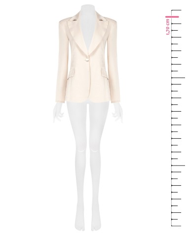 Rinascimento - Veste blazer en viscose à effet perlé
