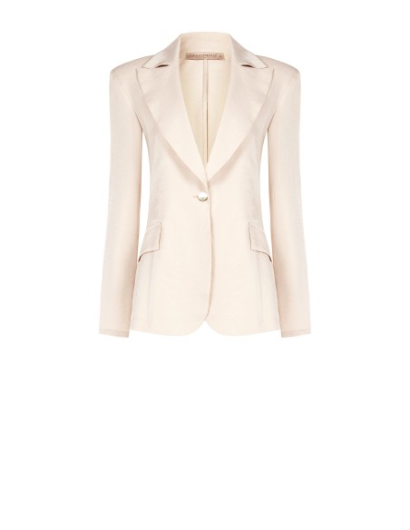 Rinascimento - Veste blazer en viscose à effet perlé