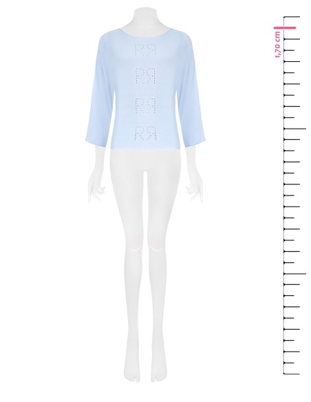 Rinascimento - Top en tricot léger avec logo Rr perforé