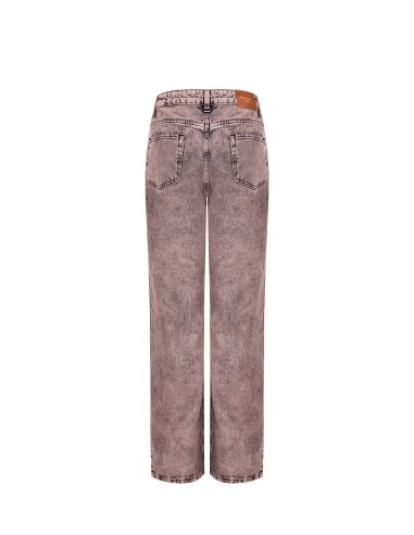 Wide-legjeans met stretch en gewassen effect van Rinascimento
