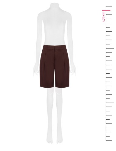 Bermuda en coton mélangé extensible Rinascimento