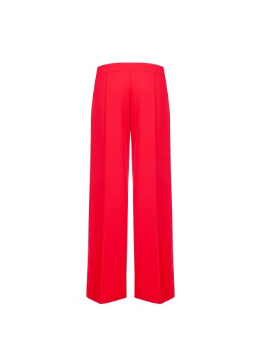 Pantalon palazzo en tissu fluide avec poches Rinascimento