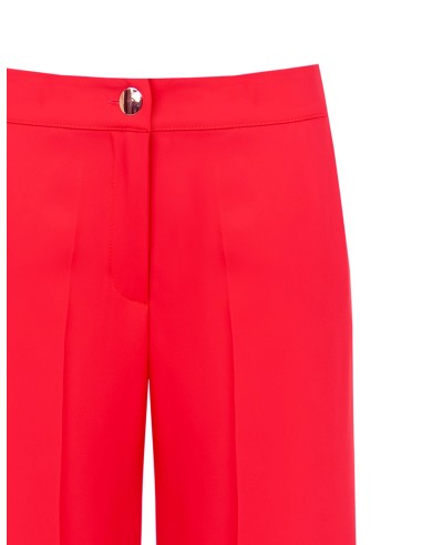 Pantalon palazzo en tissu fluide avec poches Rinascimento
