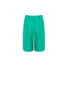 Bermuda en coton mélangé avec pinces et poches Rinascimento