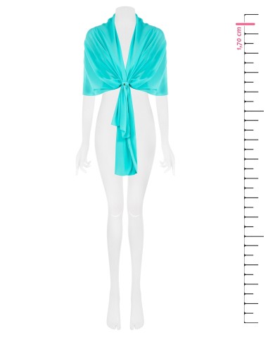 Georgette schouderbedekkende foulard Rinascimento
