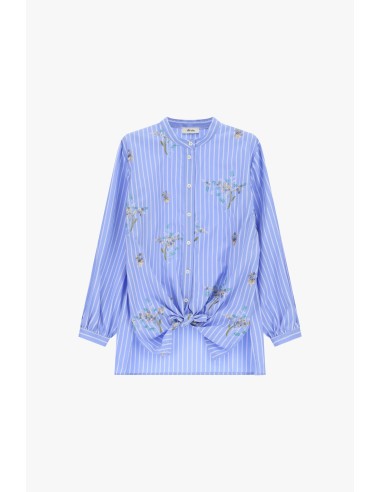 Dixie Long-Sleeve Shirt With Mandarin Collar