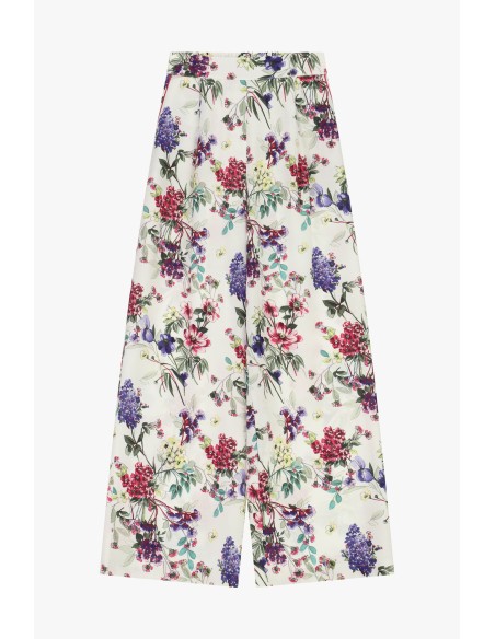 Pantalon palazzo à jambes larges avec imprimé floral Dixie