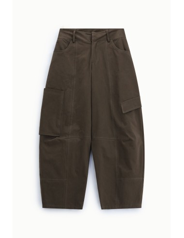 Pantalon palazzo raccourci avec poches cargo latérales Dixie