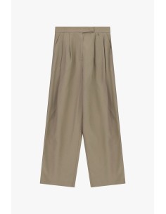 Pantalon palazzo taille haute avec pinces devant Dixie 2