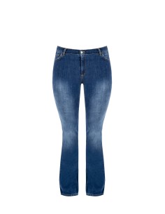 Jean flare curvy délavage moyen Rinascimento Curvy