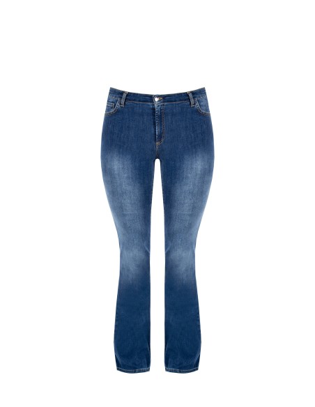 Jean flare curvy délavage moyen Rinascimento Curvy