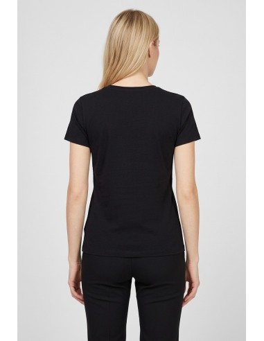 T-shirt met print en strass van Liu Jo