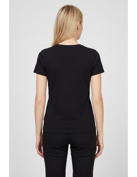 Liu Jo - T-shirt imprimé et orné de strass