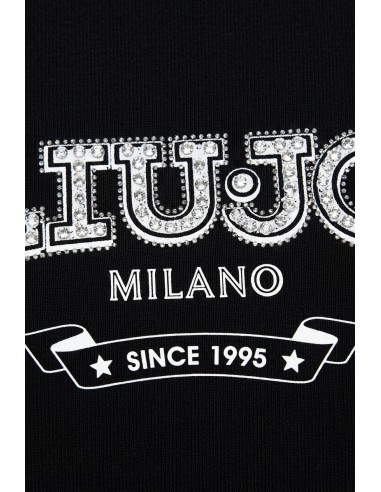 T-Shirt Liu Jo avec logo et pierres précieuses