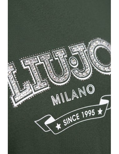 T-Shirt Liu Jo avec logo et pierres précieuses