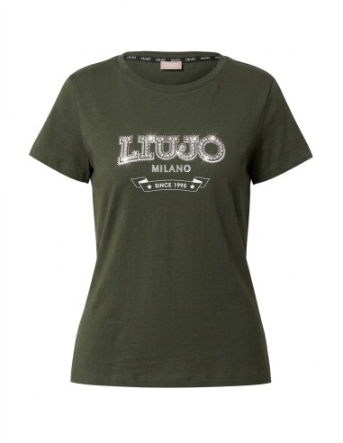 T-Shirt Liu Jo avec logo et pierres précieuses