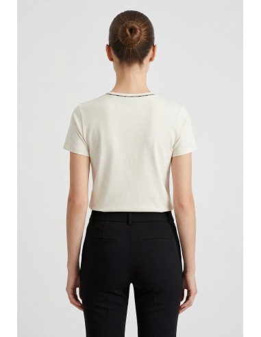 T-Shirt Liu Jo avec logo et pierres précieuses