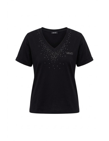 T-shirt met strass van Liu Jo